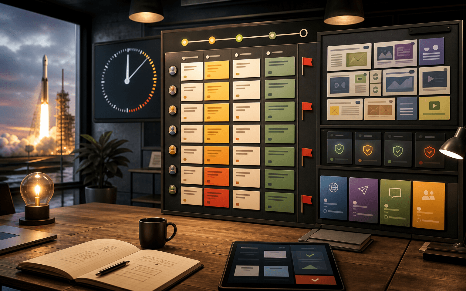 Product Launch Checklist output preview.
